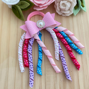 Elise Hairtie - Easter Pink