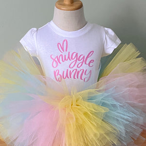 Deluxe Tutu - Blue, Pink and Yellow