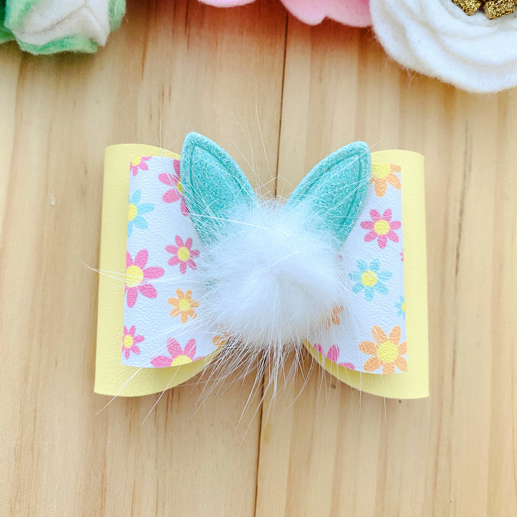 Skyla Bow - Easter Cotton Tail