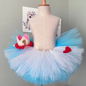 Cake Smash Outfit  - First Birthday Deluxe Tutu Alice in Wonderland