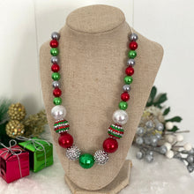 Christmas Necklace - Silver Baubles