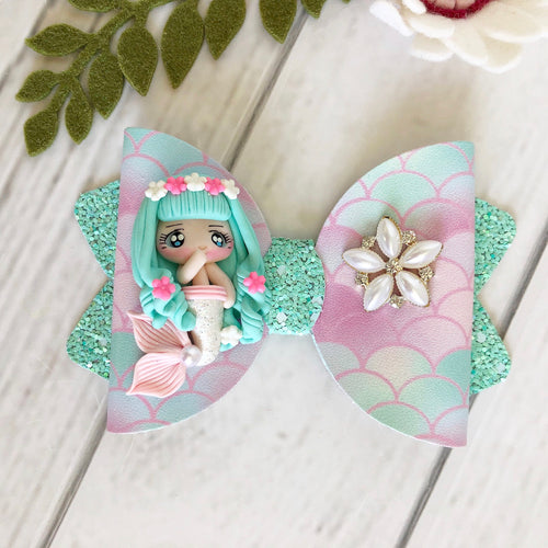 Chloe Big Bow - Mermaids and Pearls