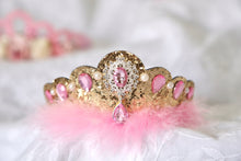 Birthday Tiara -  Gold Glitter Crown