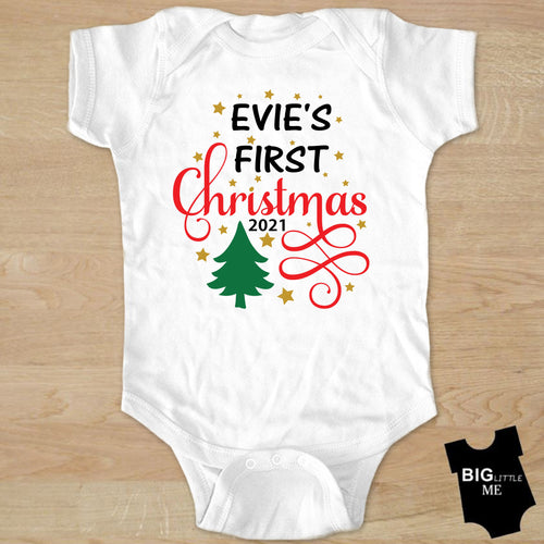 Christmas Onesie - First Christmas Personalized