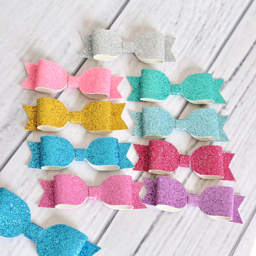 Mini Mia Bow - Glitter (9 Colours)