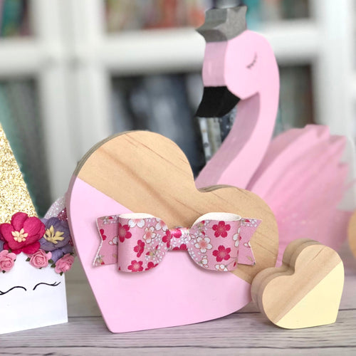 Gracie Bow - Pink Floral