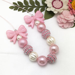 Bubblegum Necklace - Pink Bows