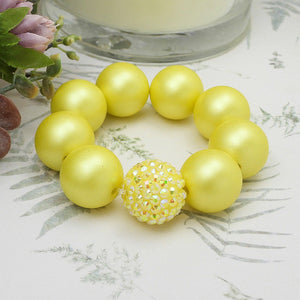 Bubblegum Bracelet - Sunshine Yellow