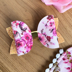 Calli Bow - Pink Floral
