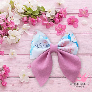Sailor Bows - Pink and floral