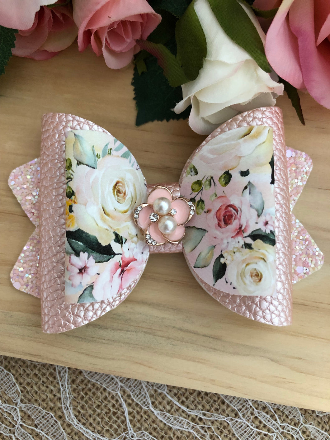 Chloe Big Bow - Floral